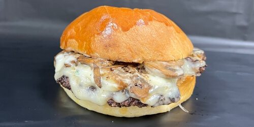 Mushroom Smash Burger